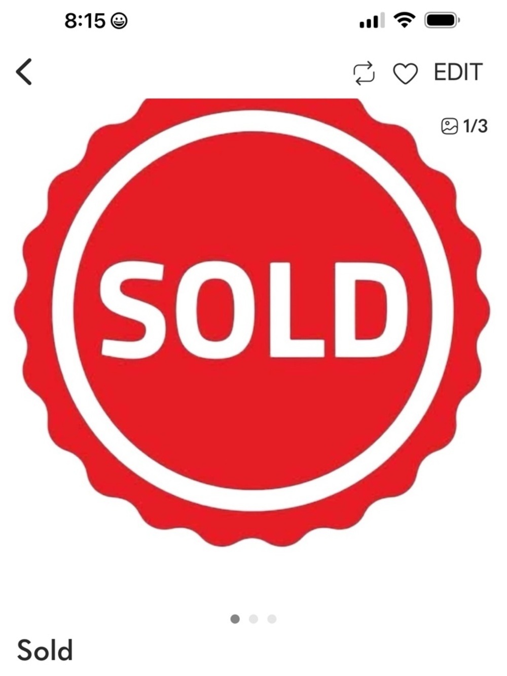 Sold